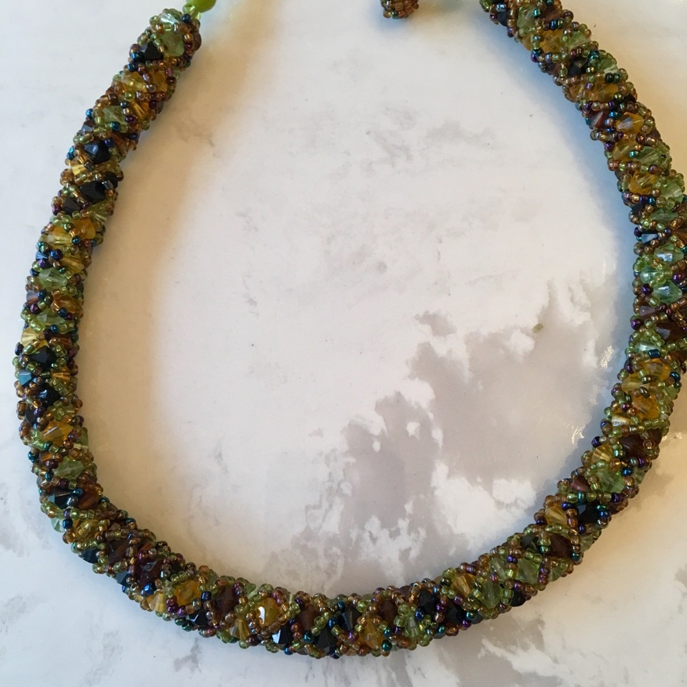Multi gemstone chocker - Picture 4 of 5